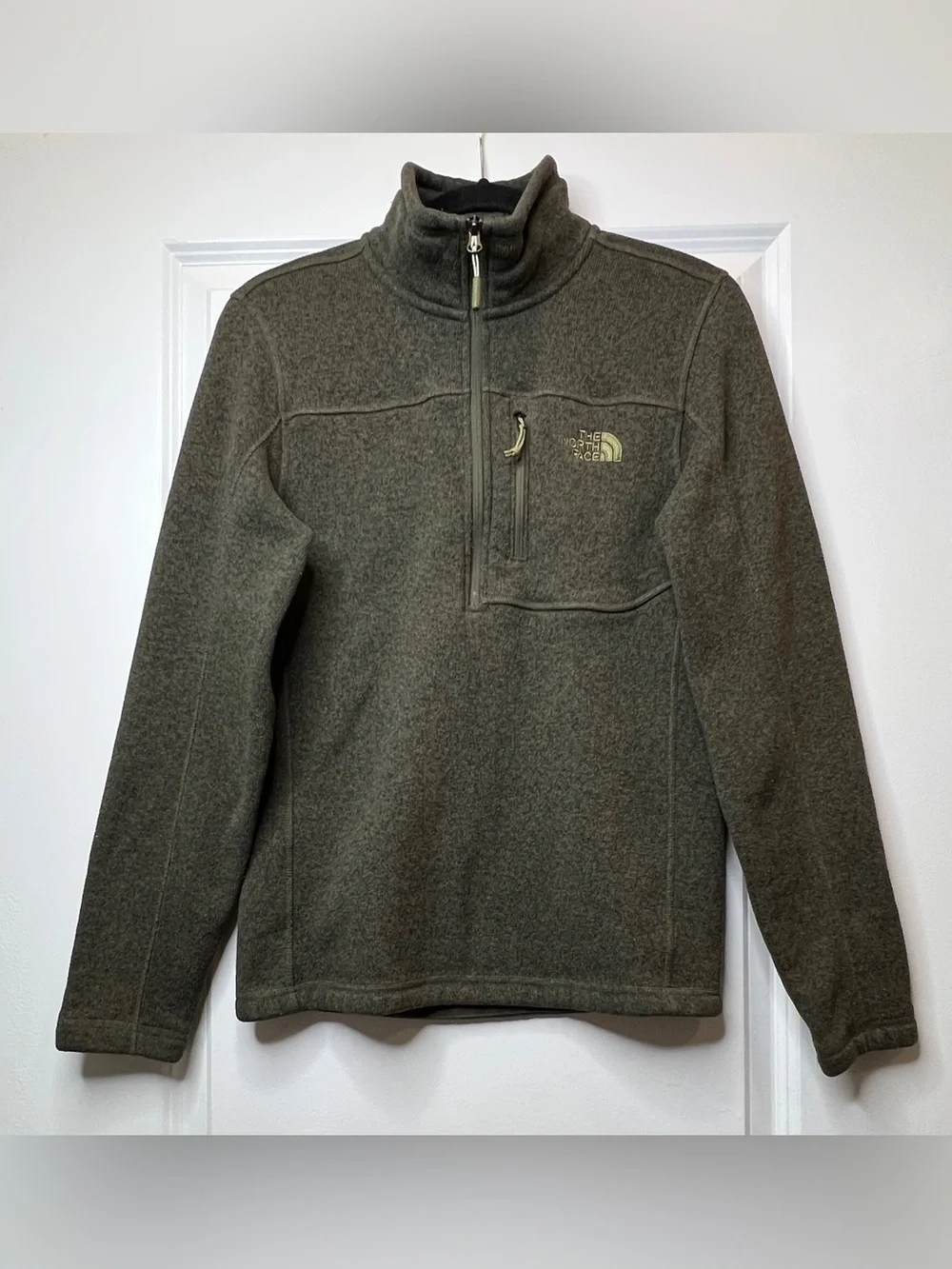 The North Face Gordon Lyons Quarter-Zip Fleece Pullover - Men’s Small Green